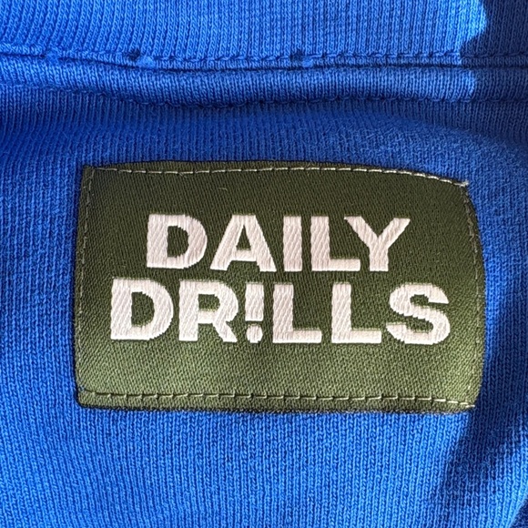 Daily Drills Blue and Yellow Sweatshirt (Rare) NWT never worn - Picture 3 of 4